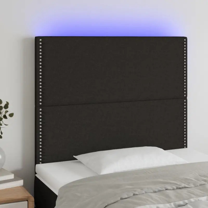 Klassieke LED Hoofdborden en Voetborden voor een Moderne Slaapkamer - Zwart / 90 x 5 x 118/128 cm / 1 - Hoofdborden