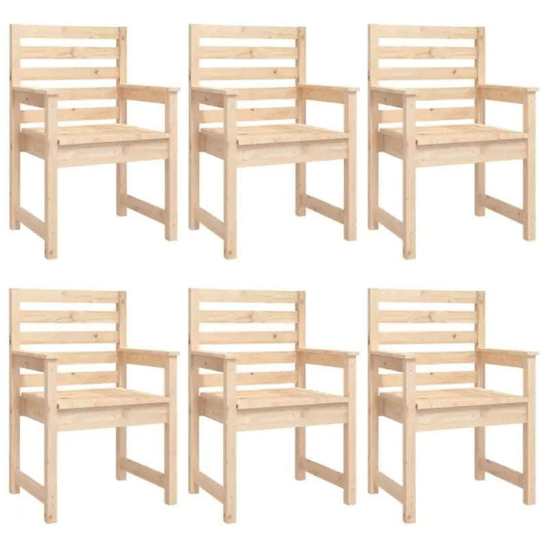 Klassieke tuinset van massief grenenhout met stevig tafelblad - Tuinsets