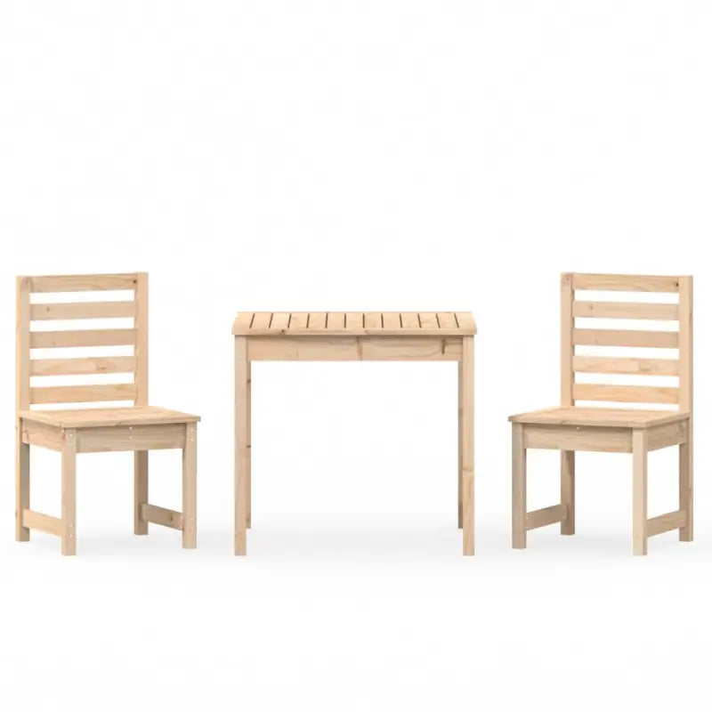 Klassieke tuinset van massief grenenhout voor buitengebruik - Tuinsets