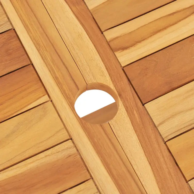 Klassieke tuinset van massief teakhout voor een comfortabele ervaring - Tuinsets