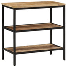 Klassieke wandtafel van massief mangohout voor in huis - Bijzettafels