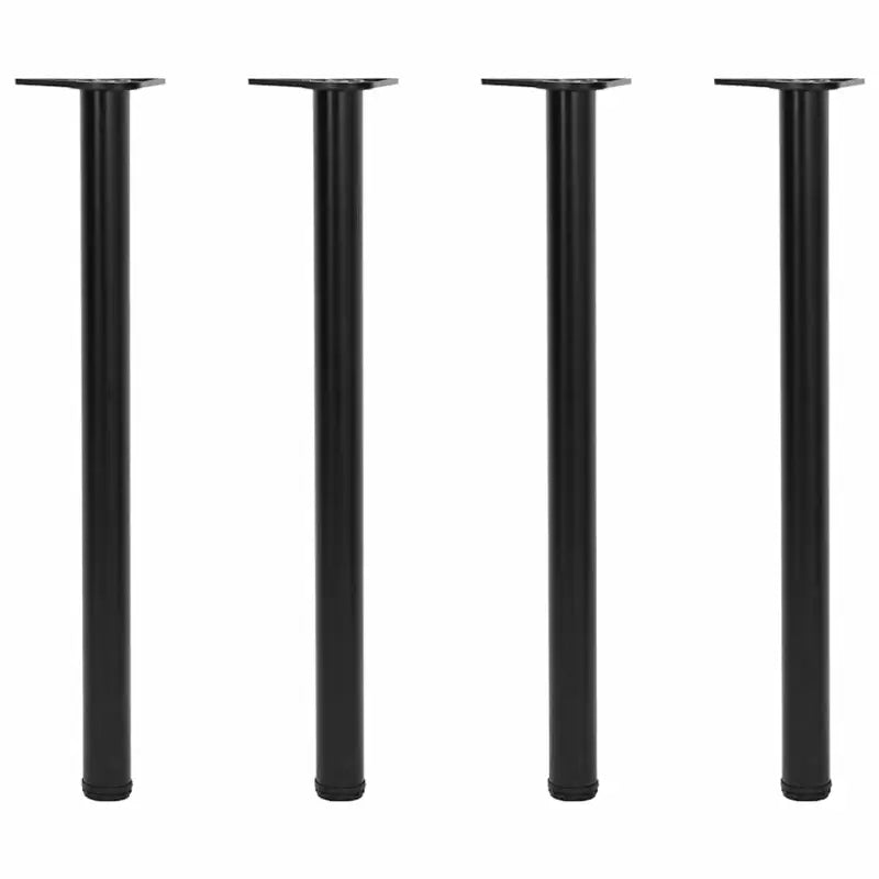 Kwalitatief hoogwaardige set tafelpoten voor tafels en werkbladen - Zwart / 870 mm / 4 - Tafelpoten