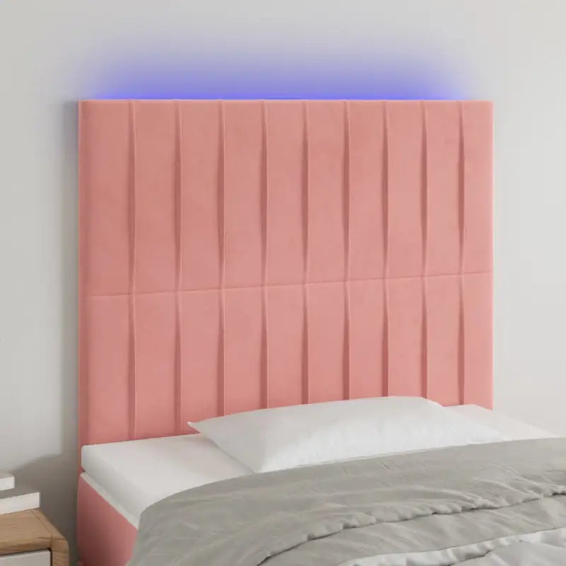 LED Hoofdbord voor een moderne slaapkamer uitstraling - Roze / 90 x 5 x 118/128 cm / 1 - Hoofdborden en voetborden