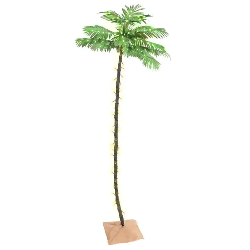 LED Kerstboom met jute stof en warme witte LED-verlichting - 300 cm / 1 - Kerstbomen