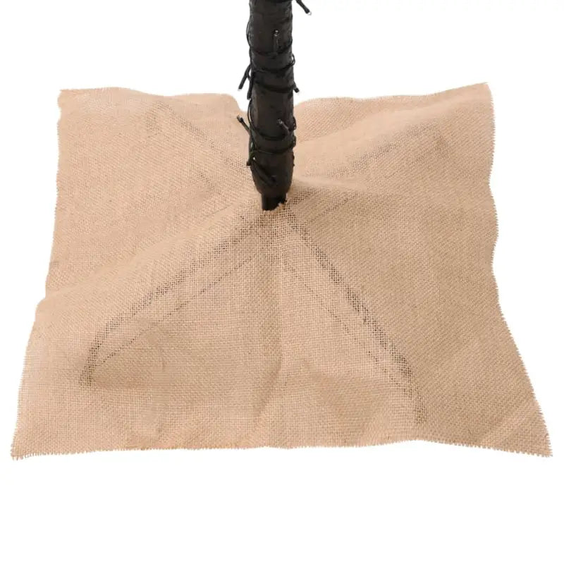 LED Kerstboom met jute stof en warme witte LED-verlichting - Kerstbomen