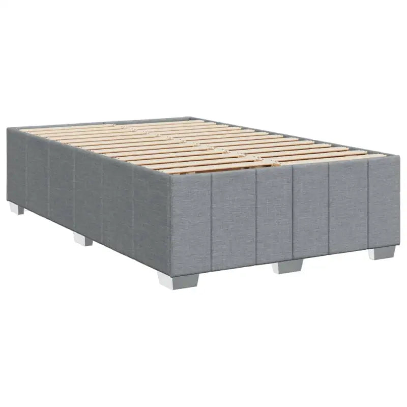 Lichtgrijs boxspringbed met ademend vermogen en duurzame vulling - Bedden & bedframes