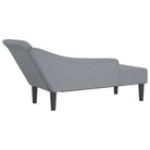 Lichtgrijs materiaal chaise longue voor ultiem comfort in de tuin - Chaises longues
