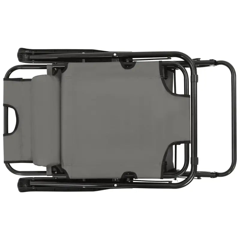 Ligstoelen met polyester stof en gepoedercoat staal voor buitengebruik - Ligstoelen