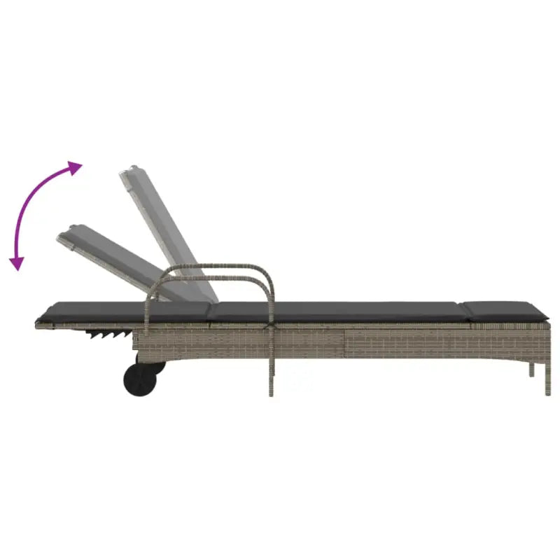 Ligstoelen van poly rattan voor een comfortabele zitervaring - Ligstoelen