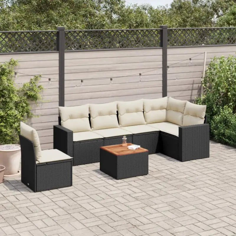 Lounge set van zwart gepoedercoat staal voor jouw tuin of terras - Tuinsets