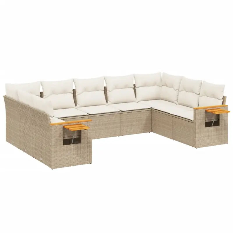 Lounge tuinset met waterdichte tas en beige materiaal van gepoedercoat staal - Tuinsets