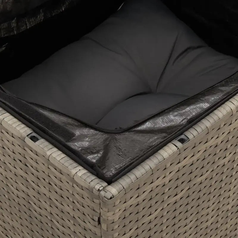 Lounge Tuinset van Grijs Materiaal met Waterdichte Tas en Gepoedercoat Staal - Tuinsets
