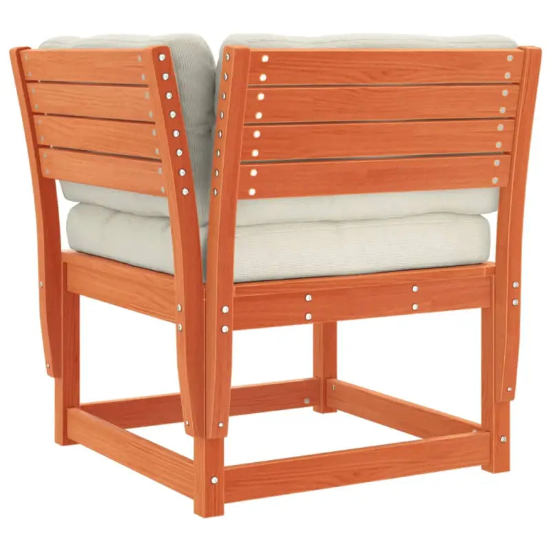 Lounge tuinset van massief grenenhout met wasbruin afmetingen - Tuinsets