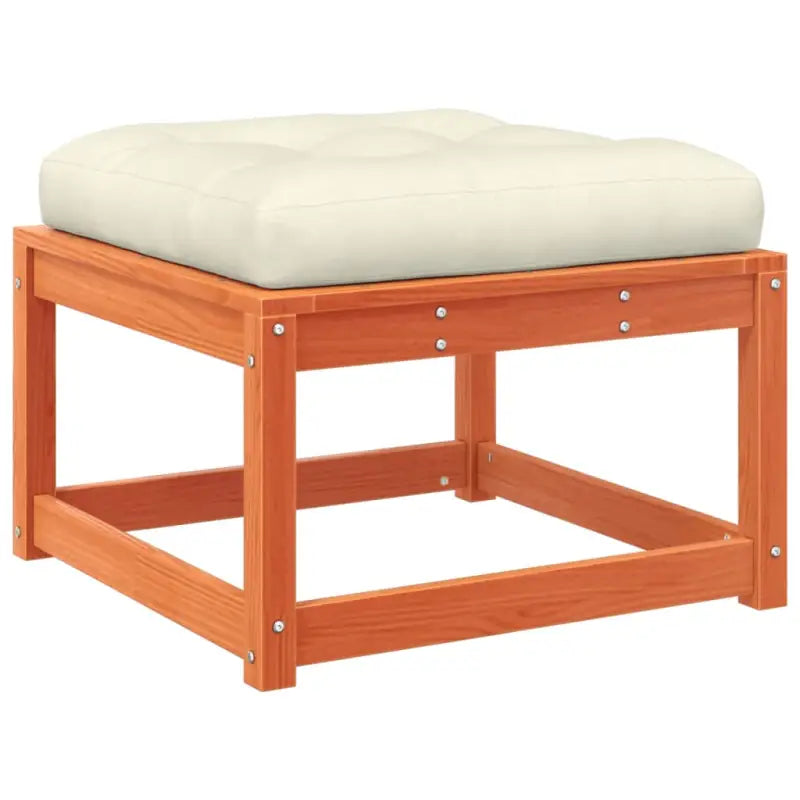 Lounge tuinset van massief grenenhout met wasbruin afmetingen - Tuinsets