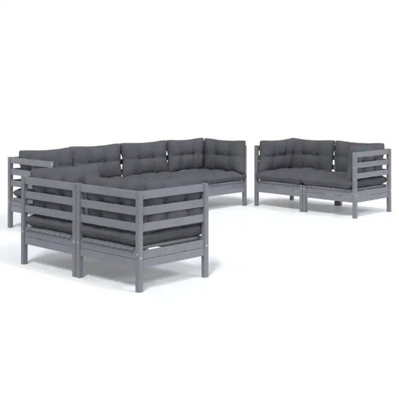 Lounge tuinset van massief grenenhout voor ontspanning en samenkomen - Tuinsets