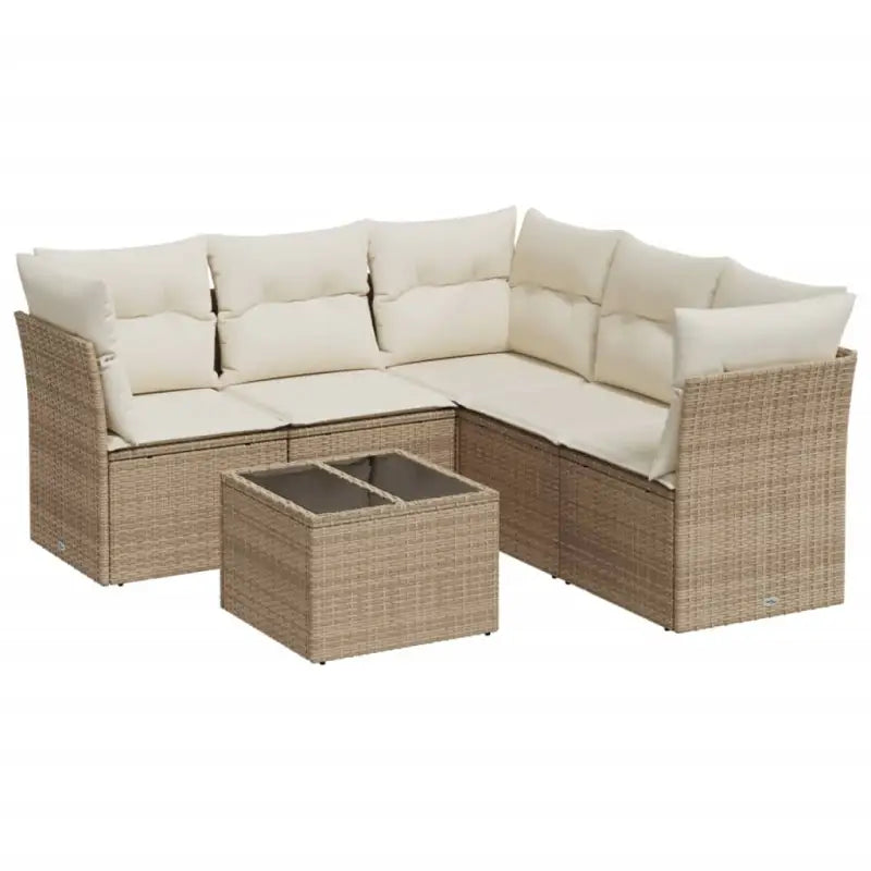 Lounge tuinsets met beige materiaal en gepoedercoat staal afmetingen - Tuinsets