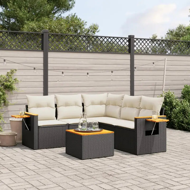 Lounge tuinstoel set met zwart materiaal en waterdichte tas - Tuinsets