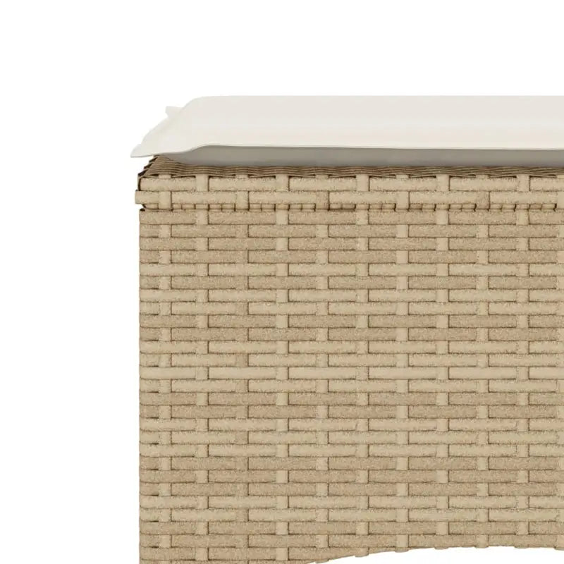 Loungebank met poly rattan en wasbare hoes voor buitenruimte - Loungebanken