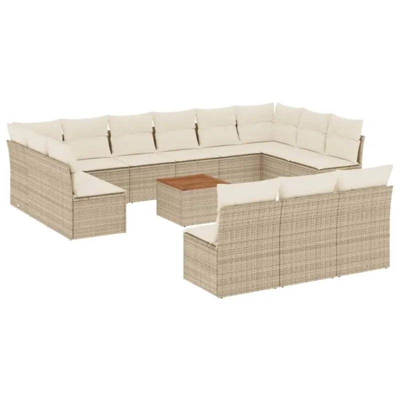 Loungebank set met waterdichte tas en beige materiaal van gepoedercoat staal - Tuinsets