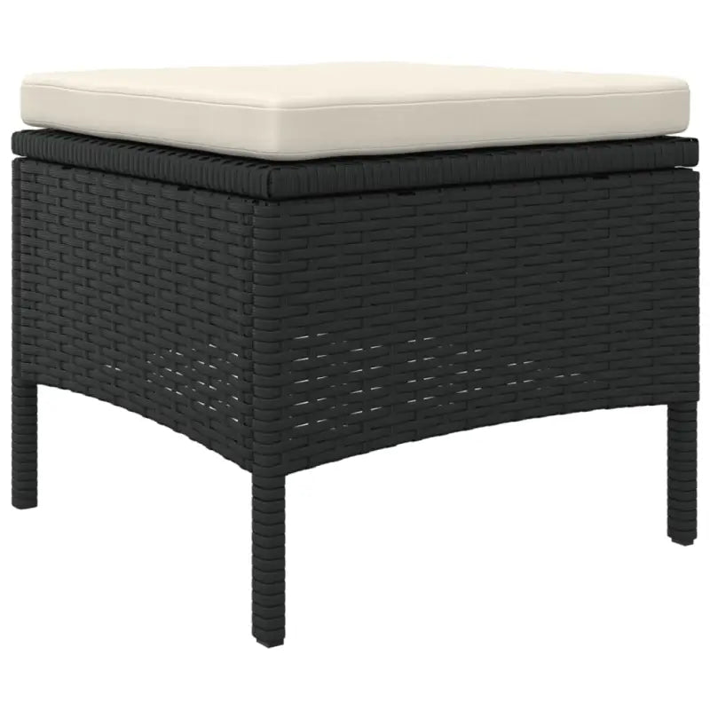 Loungebank van poly rattan met gepoedercoat staal en wasbare hoes - Loungebanken