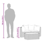 Loungebanken met poly rattan en eenvoudig schoon design - Loungebanken