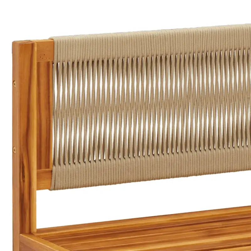 Loungebanken van massief acaciahout met comfortabele zit- en rugkussens - Loungebanken