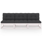 Loungebanken van massief grenenhout voor comfortabel buitengebruik - Loungebanken