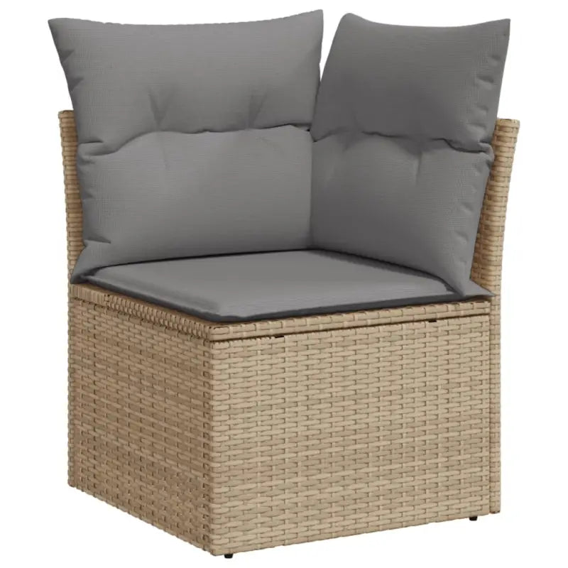 Loungeset in gemengd beige materiaal met waterdichte tas - Tuinsets