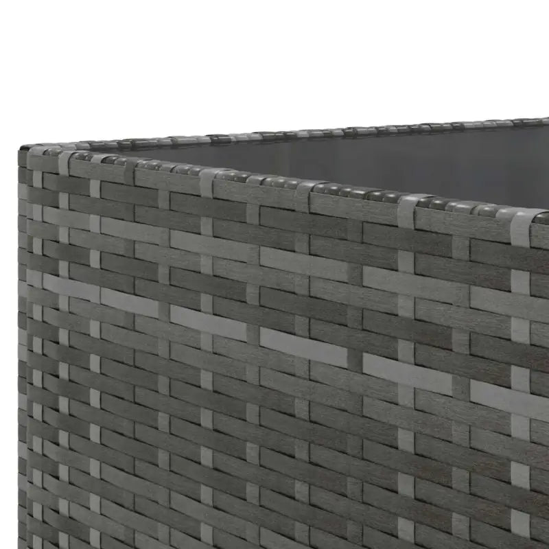 Loungeset in grijs materiaal met gepoedercoat staal en comfortabele rugkussens - Tuinsets