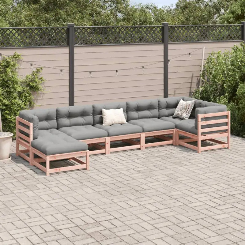 Loungeset van massief douglas vurenhout voor uw tuin of terras - Tuinsets