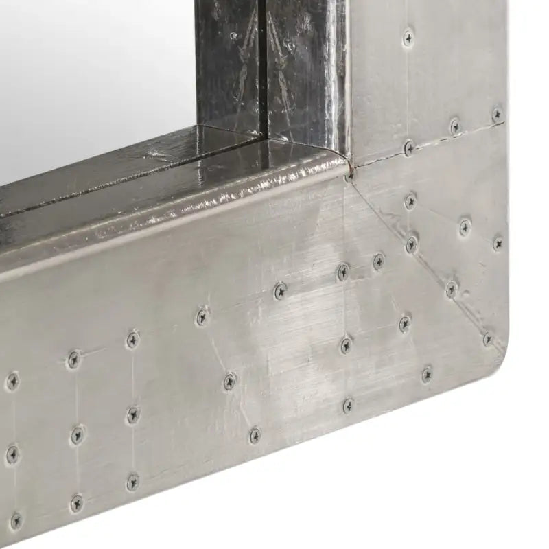 Luchtvaartspiegel met metalen afwerking en klinknageldetails - Spiegels