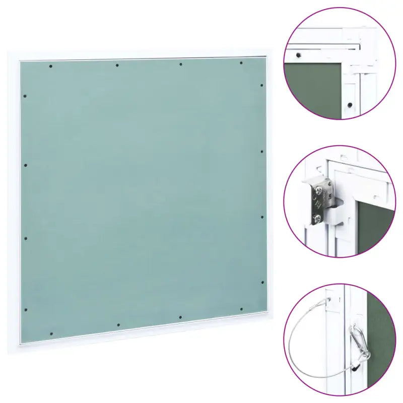 Luiken met aluminium frame voor toegang tot meters en inspectieopeningen - 500 x 500 mm - Luiken