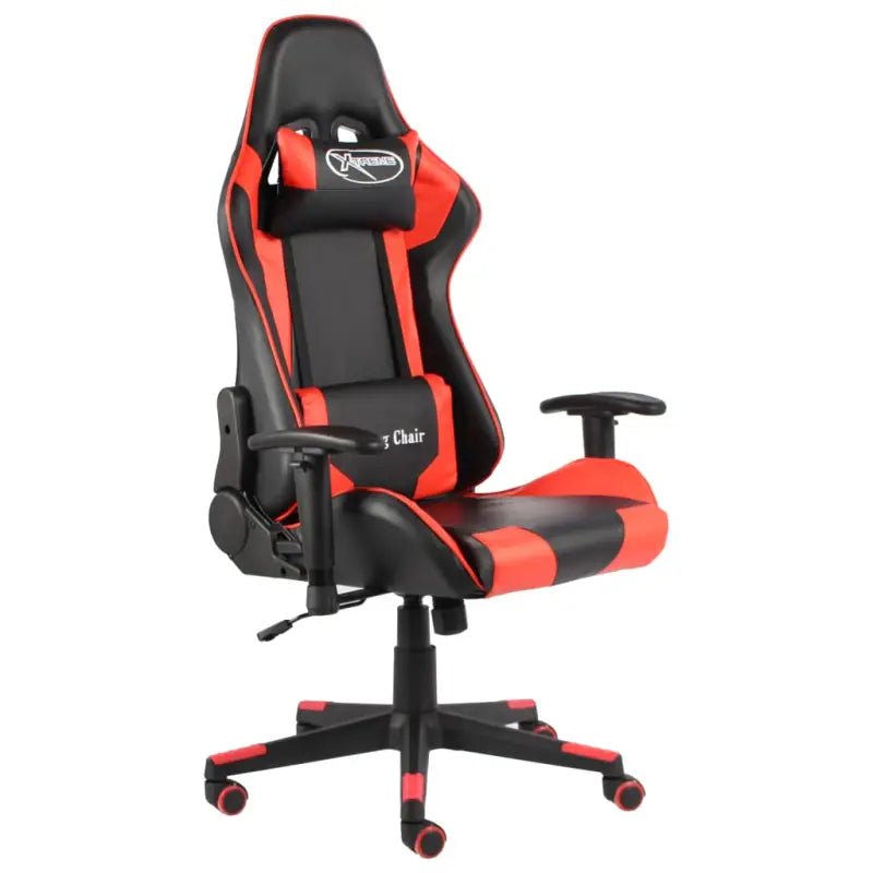 Luxe Gamingstoel met hoge rug voor comfortabel gamen en werken - Rood / 1 / Zonder voetensteun - Gamingstoelen