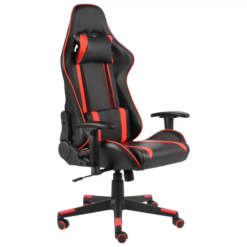 Luxe gamingstoel met uittrekbare voetensteun voor optimaal comfort - Rood / 1 / Zonder voetensteun - Gamingstoelen