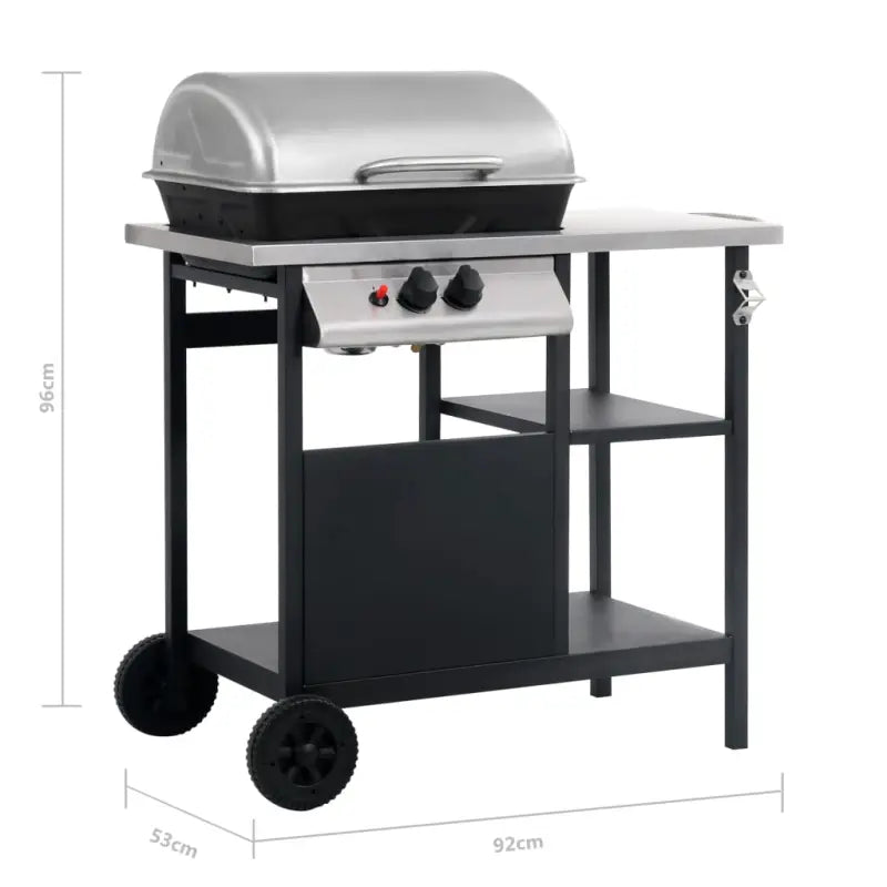 Luxe gasbarbecue met zijtafeltje voor gezellige tuinfeesten - Barbecues