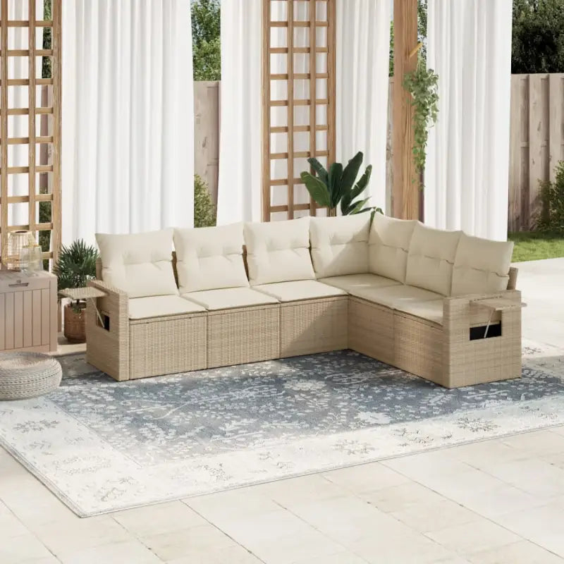 Luxe tuinsets van gepoedercoat staal met beige materiaal en waterdichte tas - Tuinsets