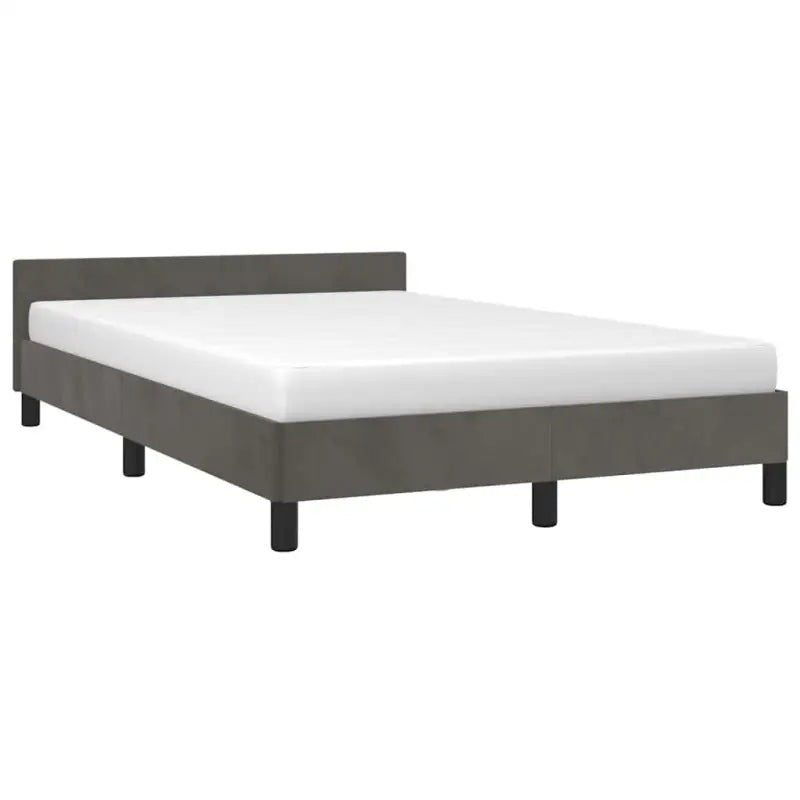 Luxueus bedframe met hoofdeinde en multiplex lattenbodem - Bedden & bedframes