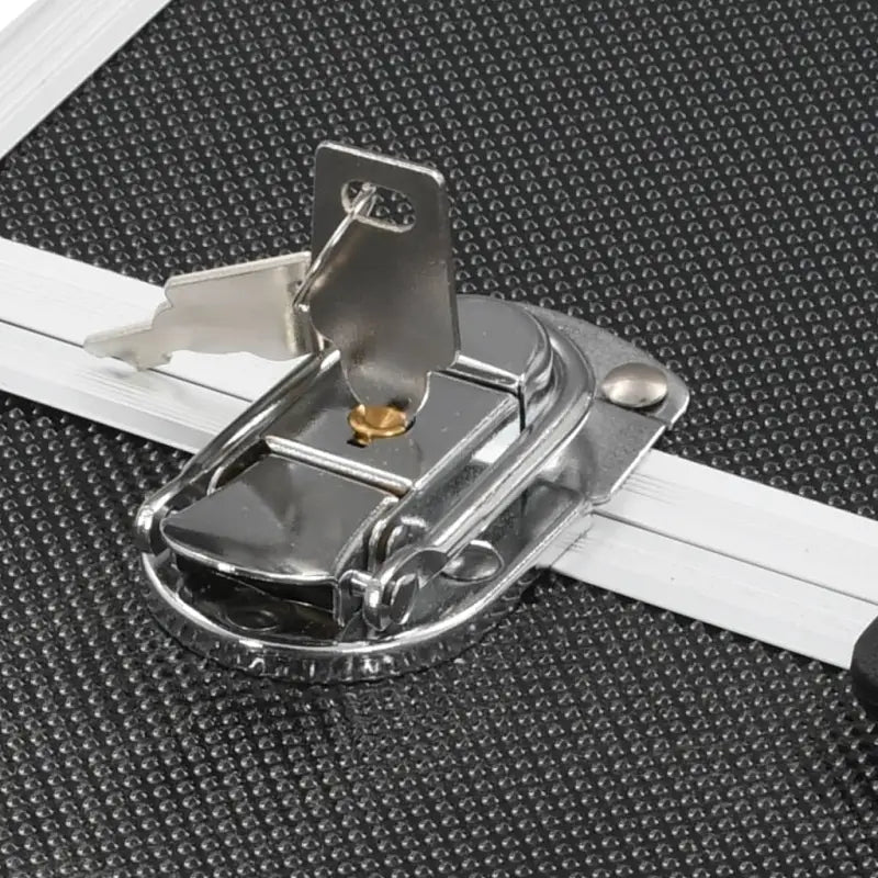 Make-up Koffer met Uitklapbaar Bovengedeelte voor Stijl en Orde - Zwart / 1 - Toilettassen