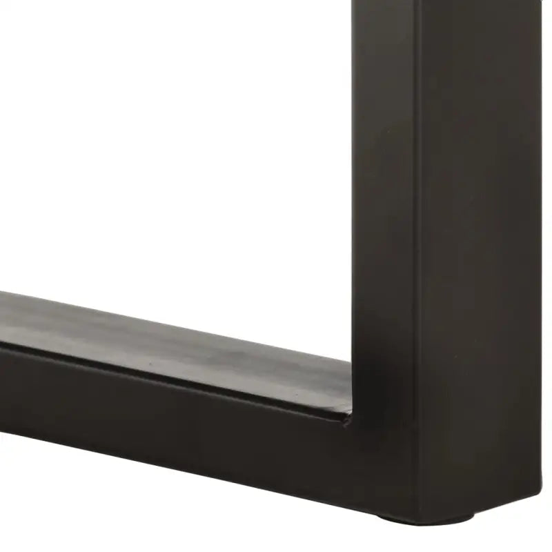 Massief acaciahout bank in industriële stijl voor woonkamer en hal - Bruin / 110 cm / Massief acaciahout - Opberg- &