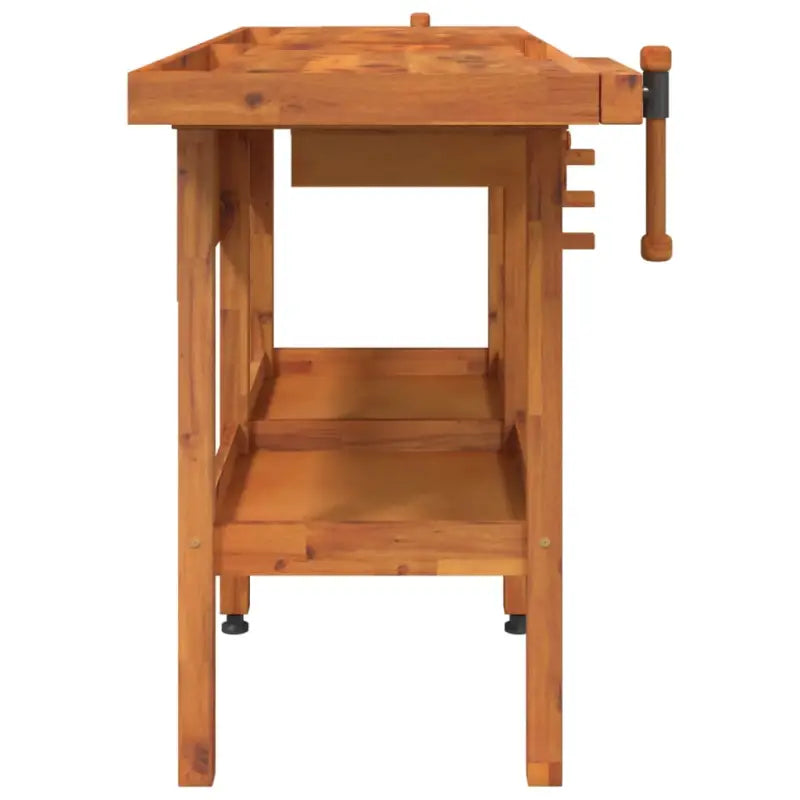 Massief Acaciahout Werkbank voor Garage en Werkplaats - Werkbanken