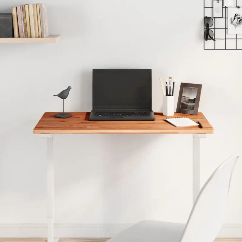 Massief beukenhout houten tafelblad voor eenvoudig schoon en nieuw leven - Bruin / 80 x 40 x 1.5 cm / 1 - Tafelbladen