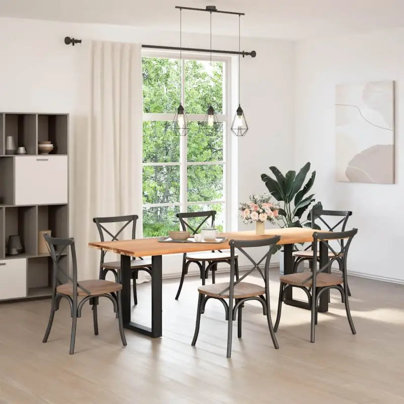 Massief Eikenhout Tafelblad voor een frisse uitstraling - Tafelbladen