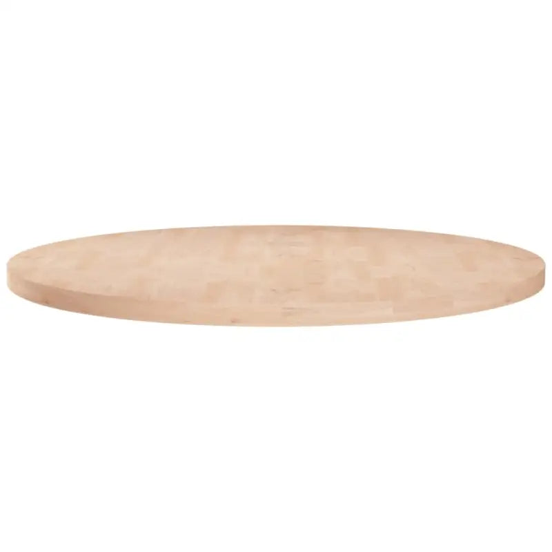 Massief eikenhouten houten en ronde tafelbladen voor thuis en horeca - Naturel / Ø 80 x 2.5 cm / 1 - Tafelbladen