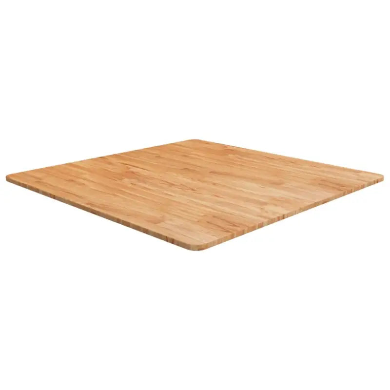 Massief eikenhouten houten vierkante tafelblad voor thuis en horeca - Lichtbruin / 90 x 90 x 1.5 cm / 1 - Tafelbladen