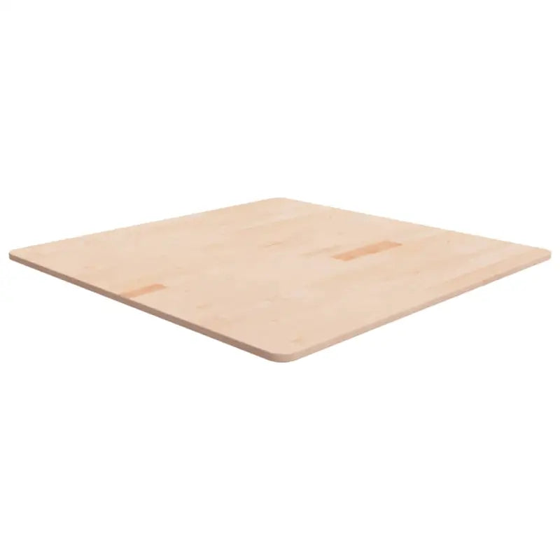 Massief eikenhouten houten vierkante tafelblad voor thuis en horeca - Naturel / 90 x 90 x 1.5 cm / 1 - Tafelbladen