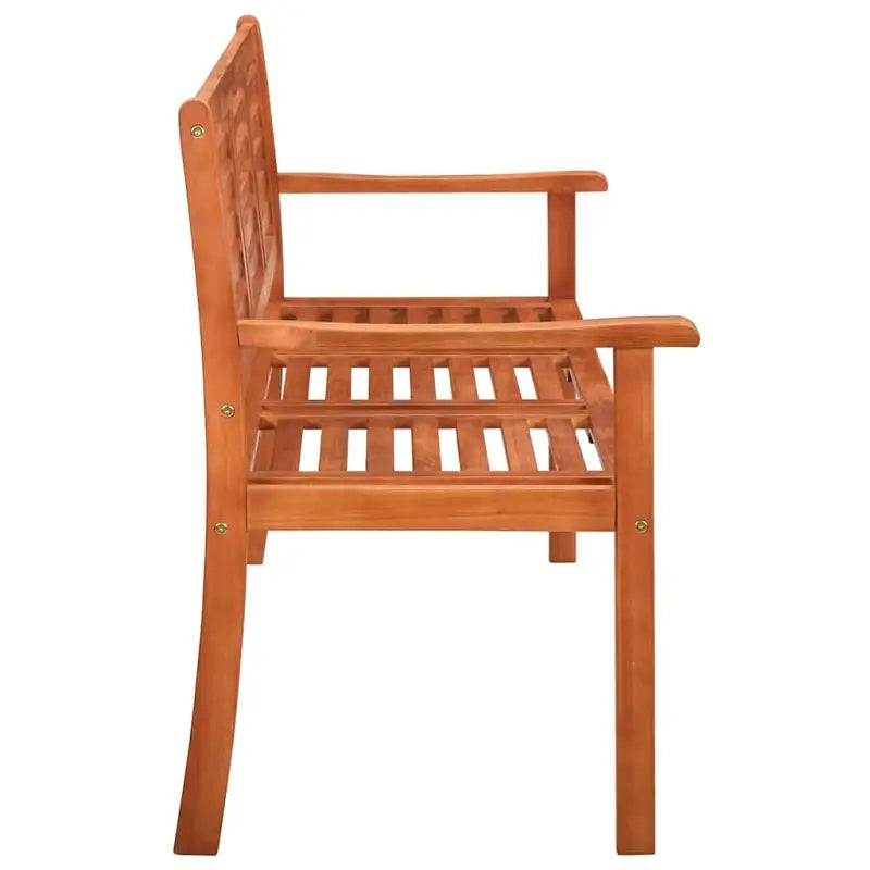 Massief Eucalyptushout Tuinbank met Kussen voor Buitenruimte - Tuinbanken