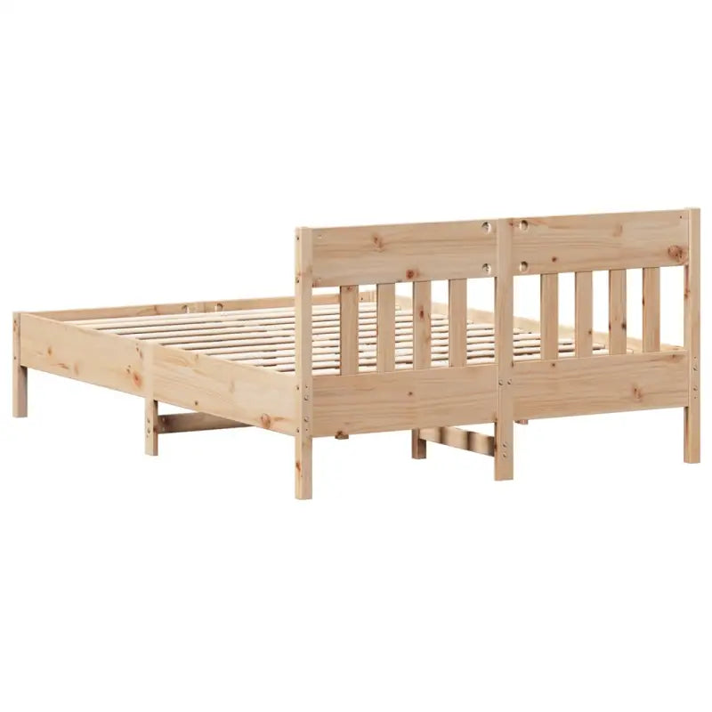 Massief Grenenhout Bedframe met Multiplex Lattenbodem voor Uitstekende Ondersteuning - Bedden & bedframes