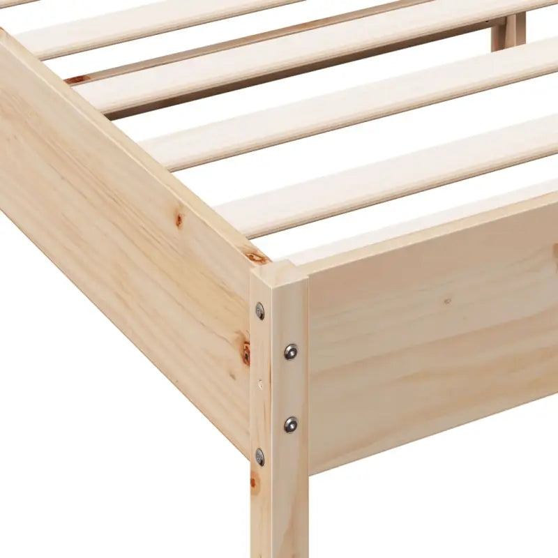 Massief Grenenhout Bedframe met Multiplex Lattenbodem voor Uitstekende Ondersteuning - Bedden & bedframes