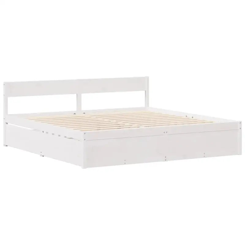 Massief grenenhout bedframe met opbergruimte voor een goede nachtrust - Bedden & bedframes
