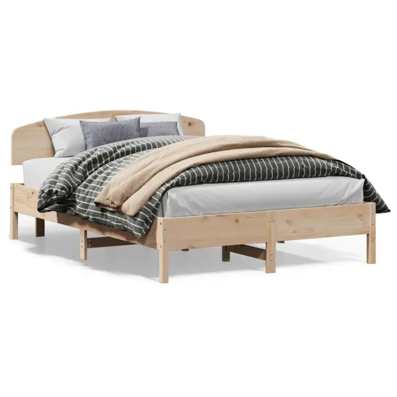 Massief Grenenhout Bedframe met Uitstekende Ondersteuning - Bedden & bedframes